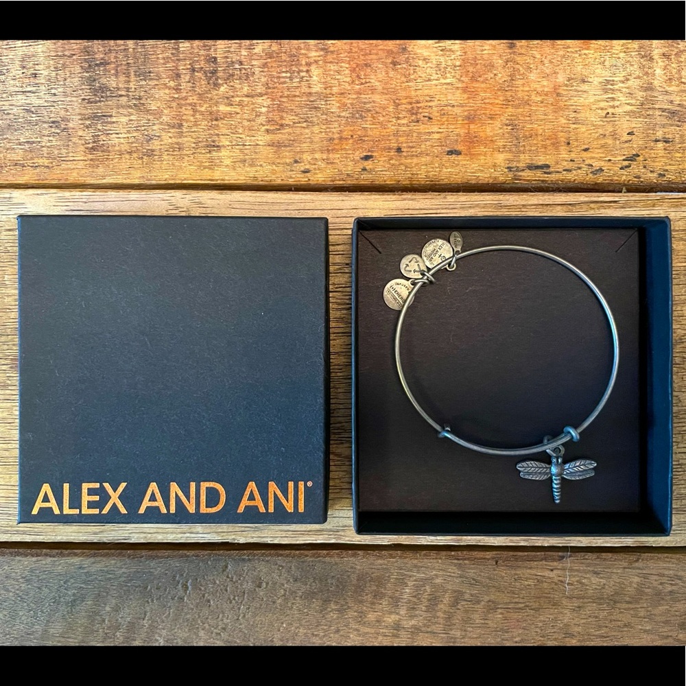 Alex and Ani Dragonfly Charm Bracelet